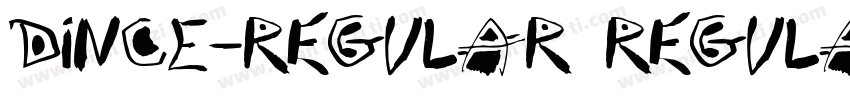 DINCE-Regular Regula字体转换